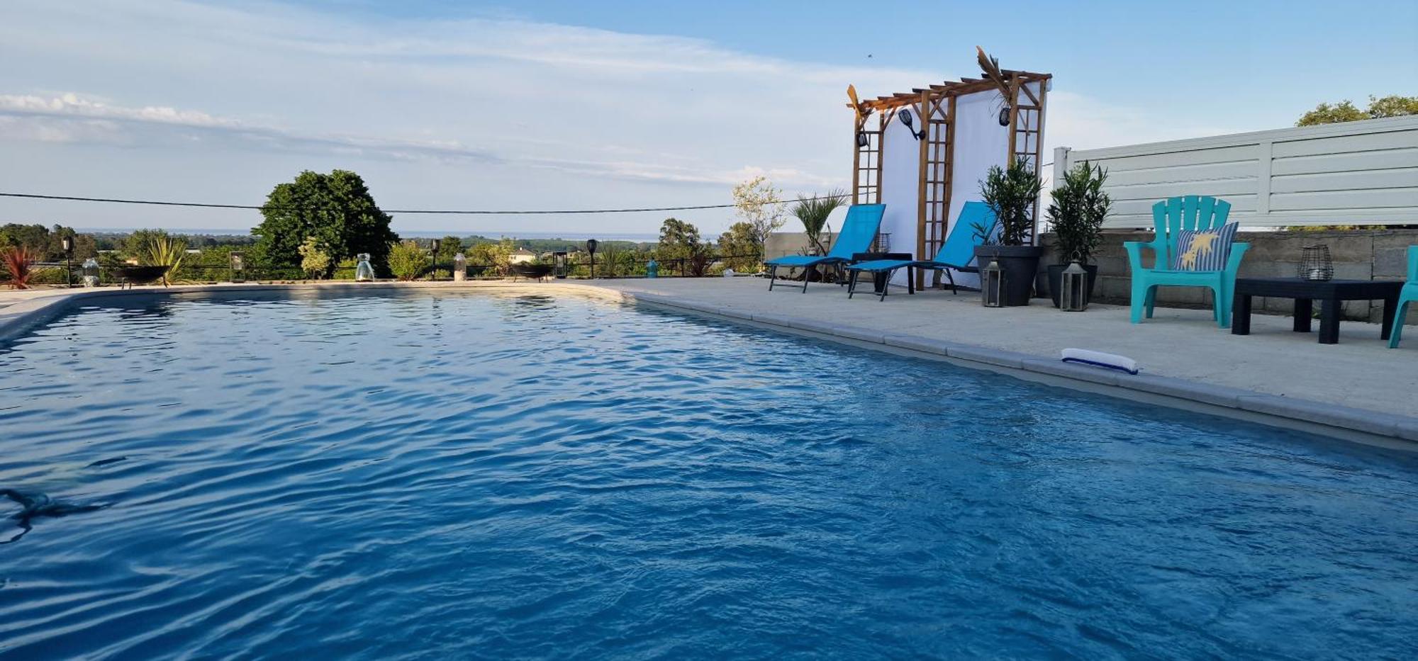 Villa Bistinetti Rez De Villa Tout Confort Avec Piscine Penta di Casinca Ngoại thất bức ảnh