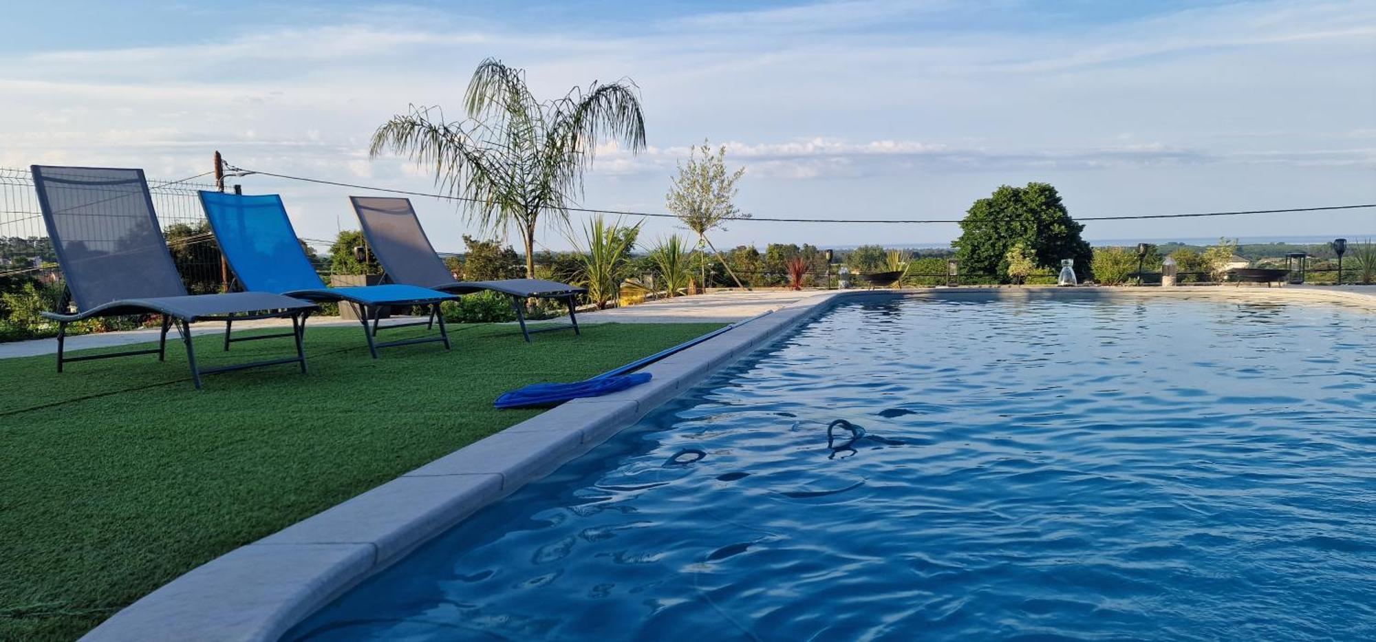 Villa Bistinetti Rez De Villa Tout Confort Avec Piscine Penta di Casinca Ngoại thất bức ảnh